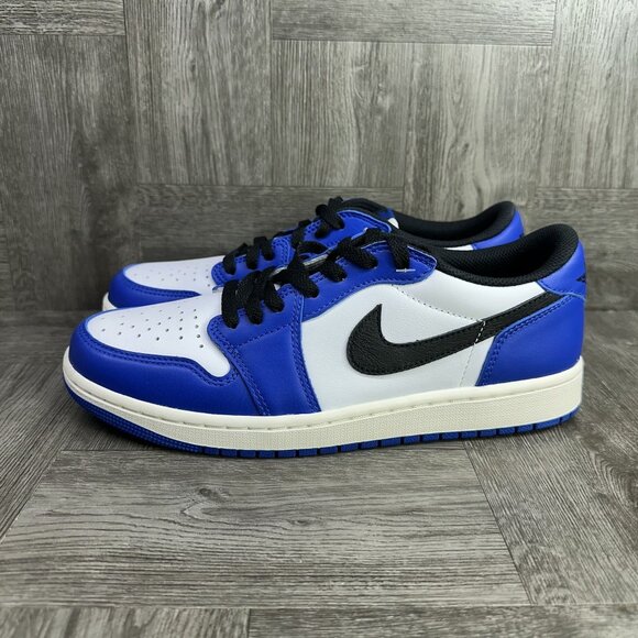Air Jordan 1 Retro Low OG Men's size 9 Royal Blue Black CZ0790-140 - Picture 2 of 8